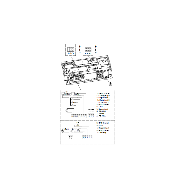 Вертикальный многоступенчатый центробежный насос Grundfos CRNE 1-23 HS HS-P-GI-E-HQQE артикул 96464893 – схема подключения