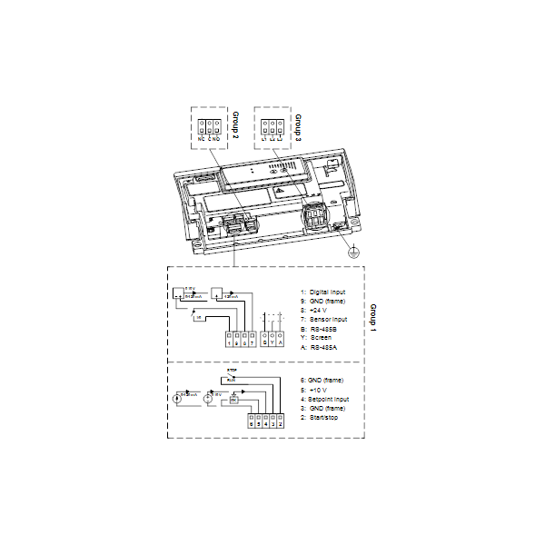 Полупогружной насос Grundfos MTRE 1-19/19 J-W-A-HUUV артикул 96621155 – схема подключения