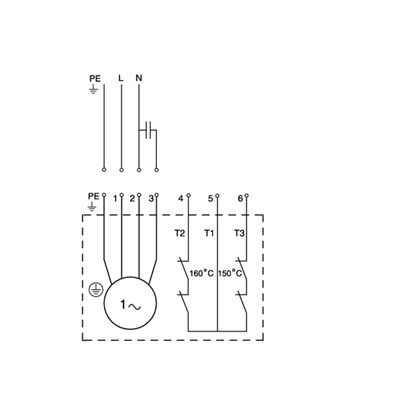 Погружной канализационный насос Grundfos SL1.50.65.11.EX.2.1.502 артикул 96104126 – схема подключения