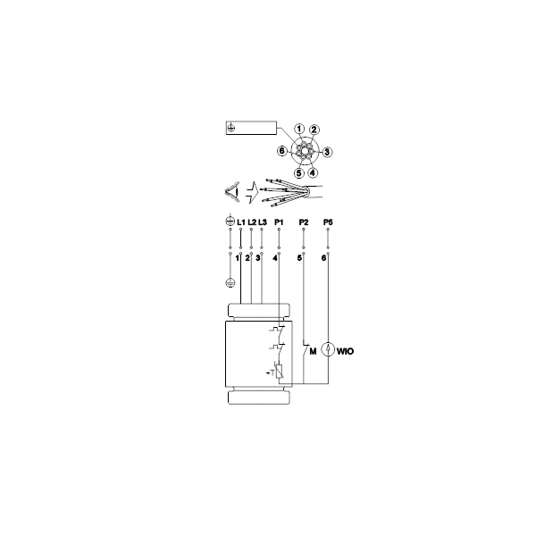 Погружной канализационный насос Grundfos SL1.80.80.15.A.EX.4.50D.C артикул 98626399 – схема подключения