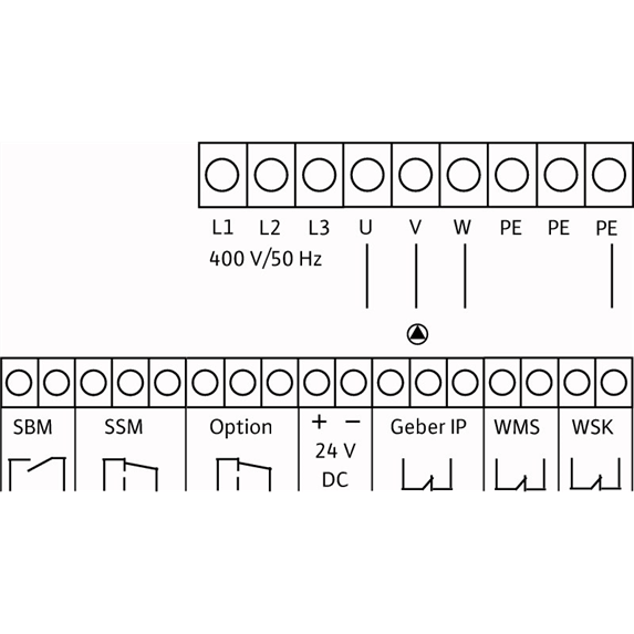 Схема подключения насосной станции Wilo CO/T-1 HELIX V 403/CE